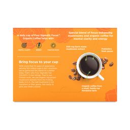 Focus Organic Coffee Pods, Dark Roast
