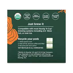 Focus Organic Coffee Pods, Dark Roast