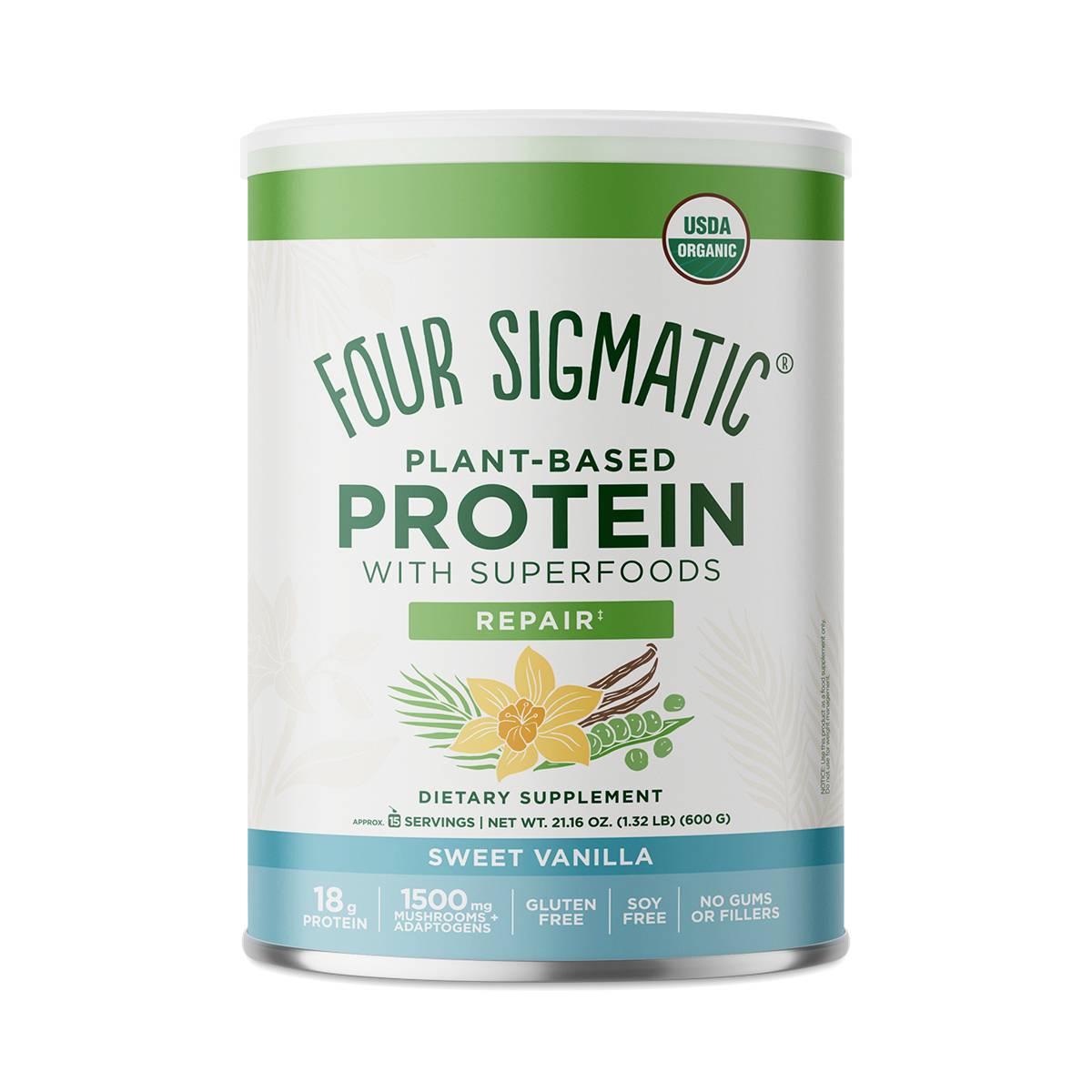 Four Sigmatic Plant-Based Protein with Superfoods