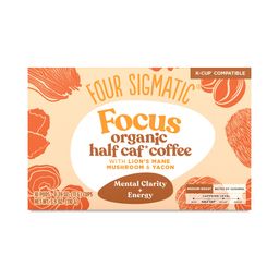 Focus Organic Half Caf Coffee Pods, Medium Roast