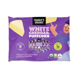 Avocado Oil Puffcorn, White Cheddar, Snack Pack