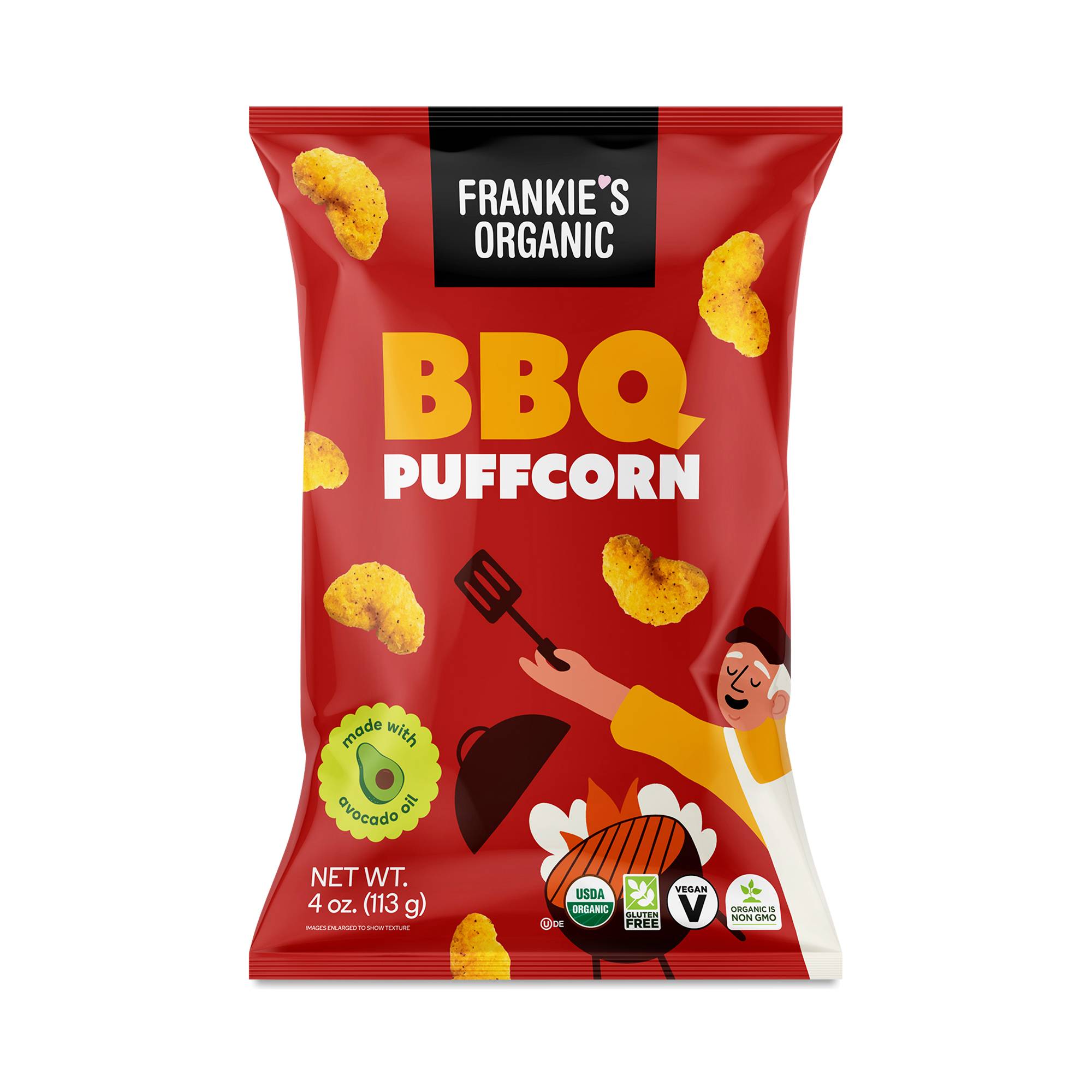 Avocado Oil Puffcorn, BBQ