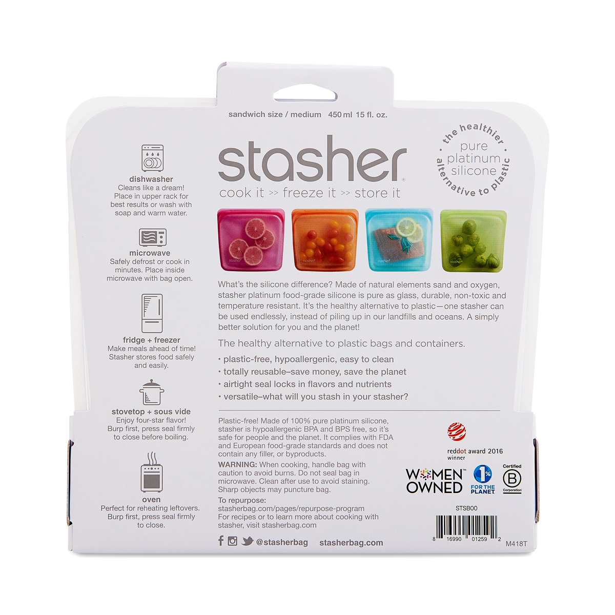 Stasher Sandwich Bag - Thumbnail 3