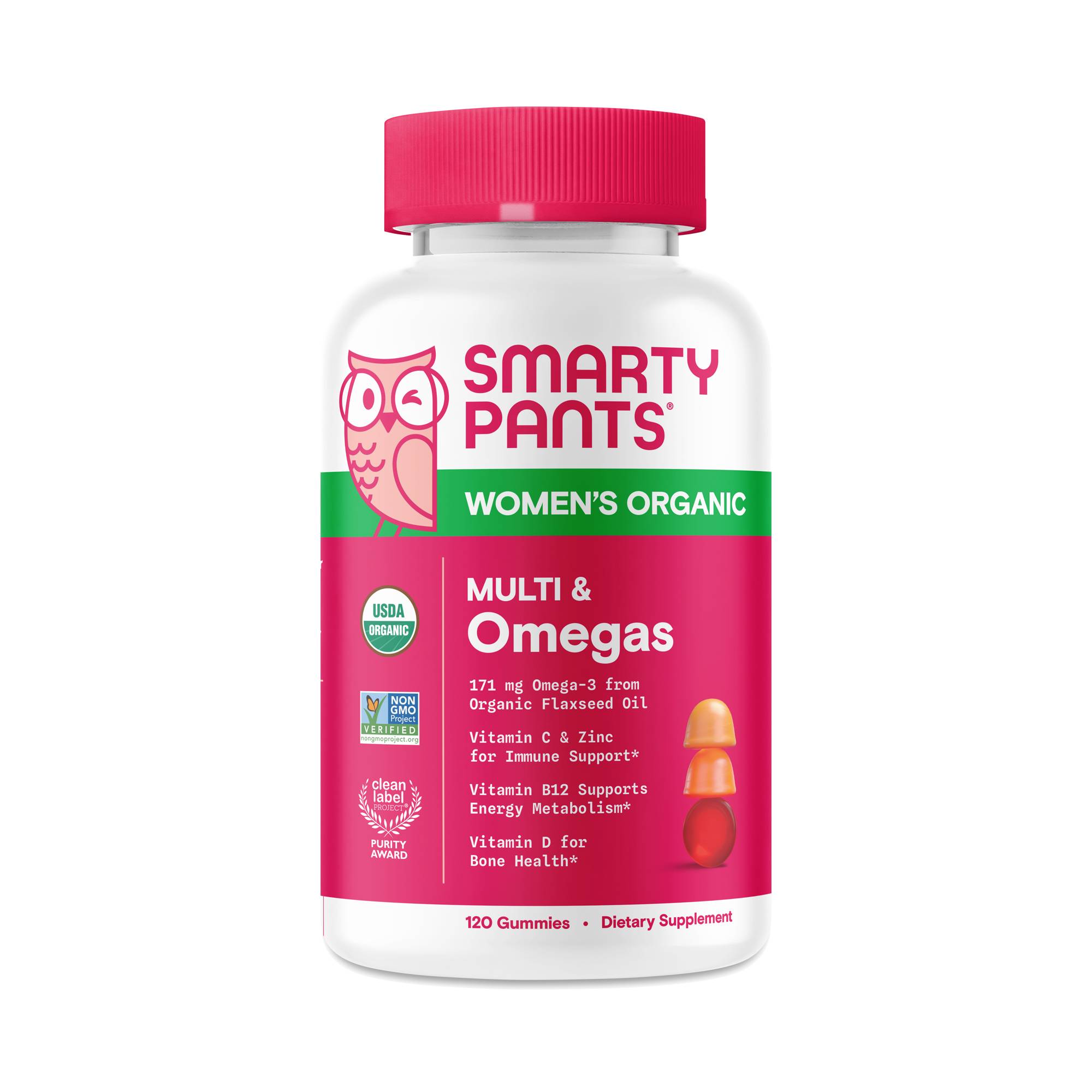 Organic Women's Multi & Omegas Gummies