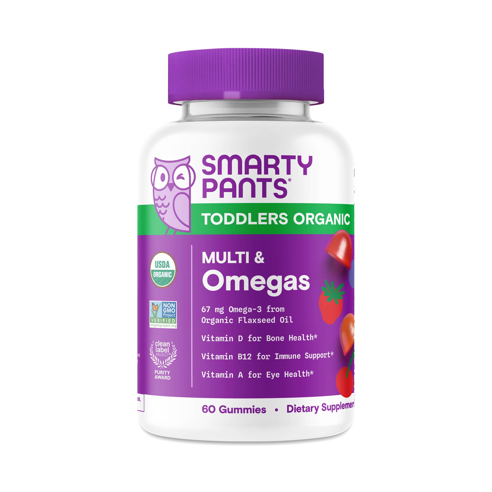 Organic Toddlers Multi & Omegas Gummies