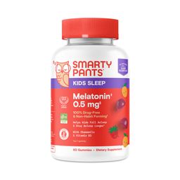 Kids Sleep Melatonin 0.5mg Gummies, Strawberry Mango