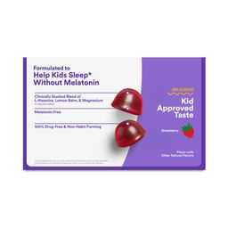 Kids Sleep Zero Melatonin Gummies, Strawberry