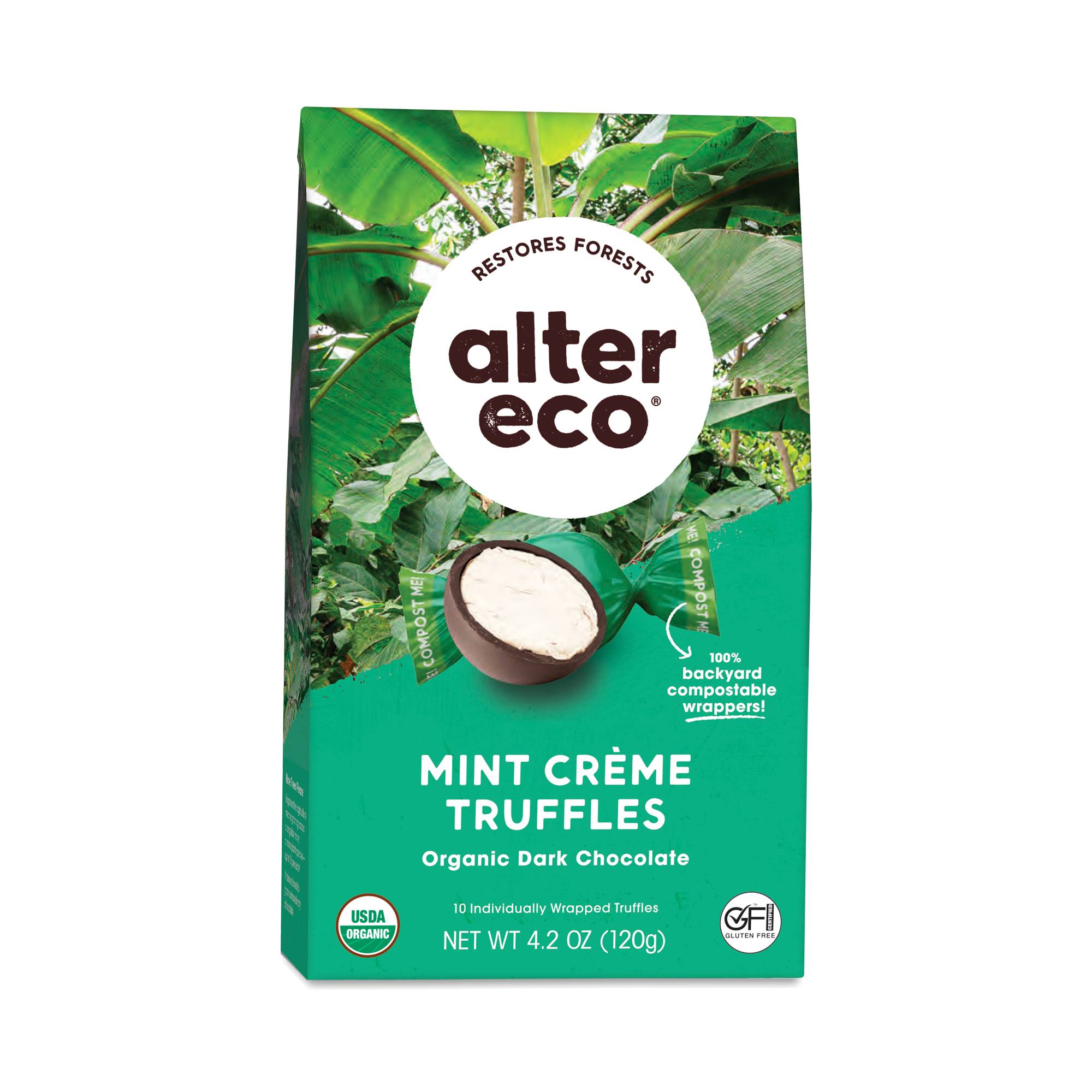 Truffles, Organic Dark Mint