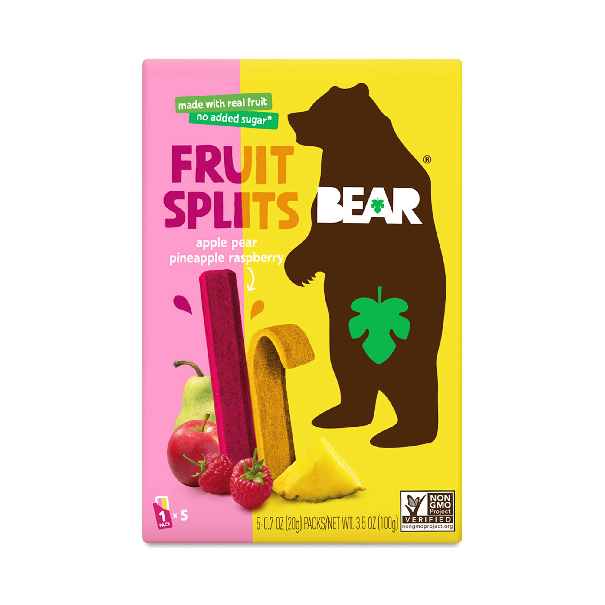 Fruit Splits, Pineapple & Raspberry