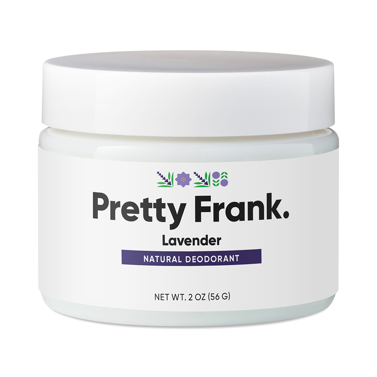 Pretty Frank Natural Deodorant Jar, Lavender Thrive Market