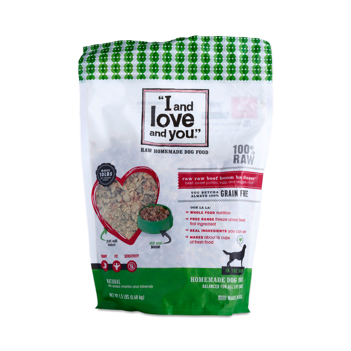 Raw Beef Recipe, Dehydrated Dog Food