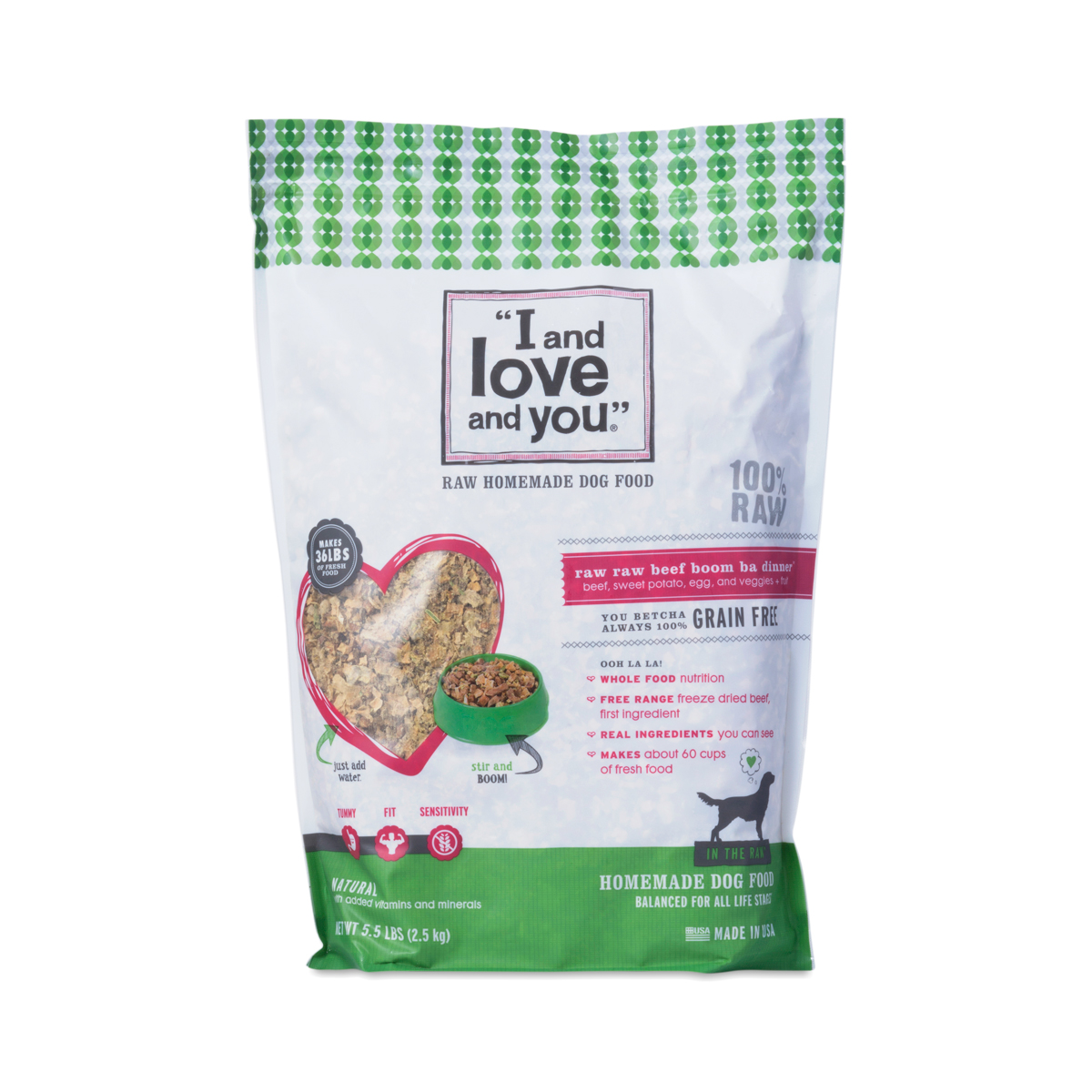 Raw Beef Recipe Dehydrated Dog Food