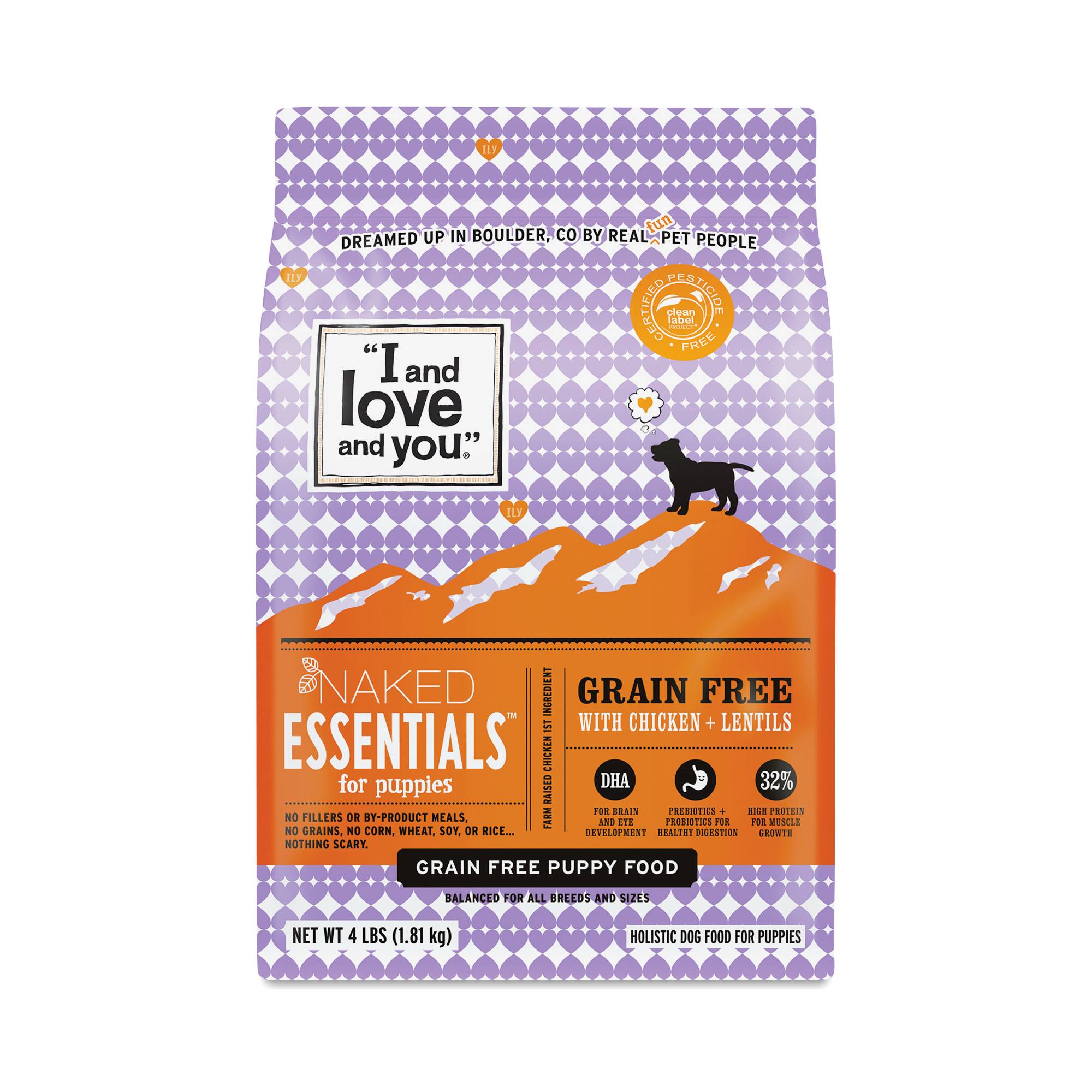 Naked Essentials Puppy Recipe, Chicken & Lentils