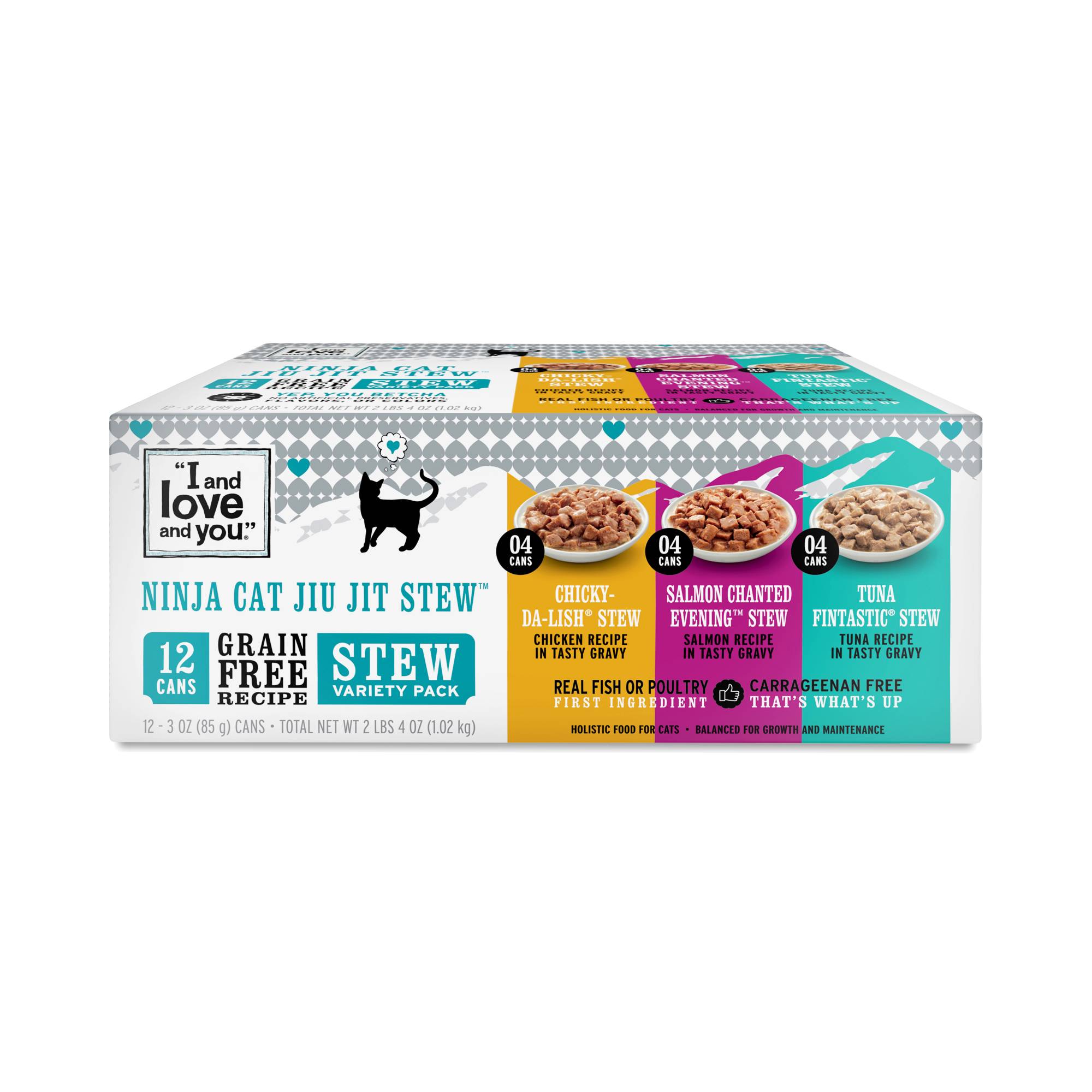 Ninja Cat Jiu Jit Stew Wet Cat Food Variety Pack