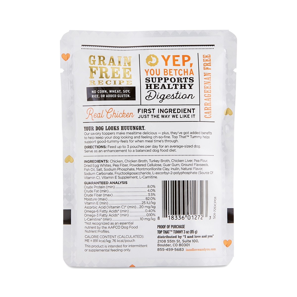 Top That Tummy Dog Food Meal Enhancers by I and Love and You Thrive