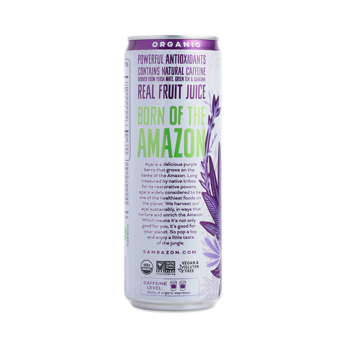 Sambazon Low Calorie Energy Drink Acai Berry Energy Drink by Sambazon - Thrive Market