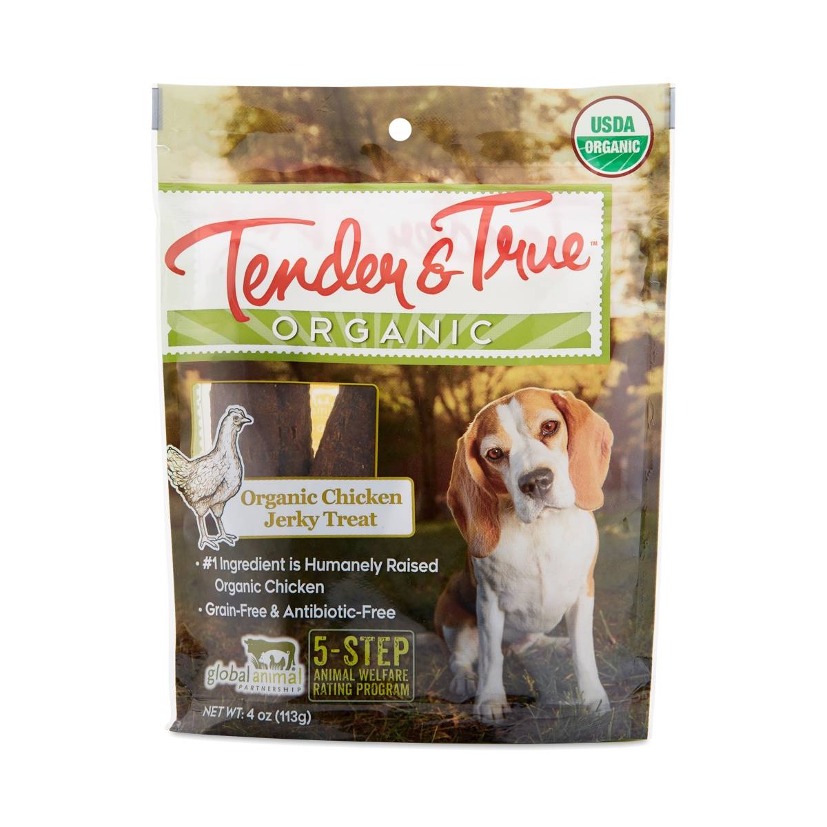 Tender & True Organic Chicken Jerky Dog Treat Thrive Market
