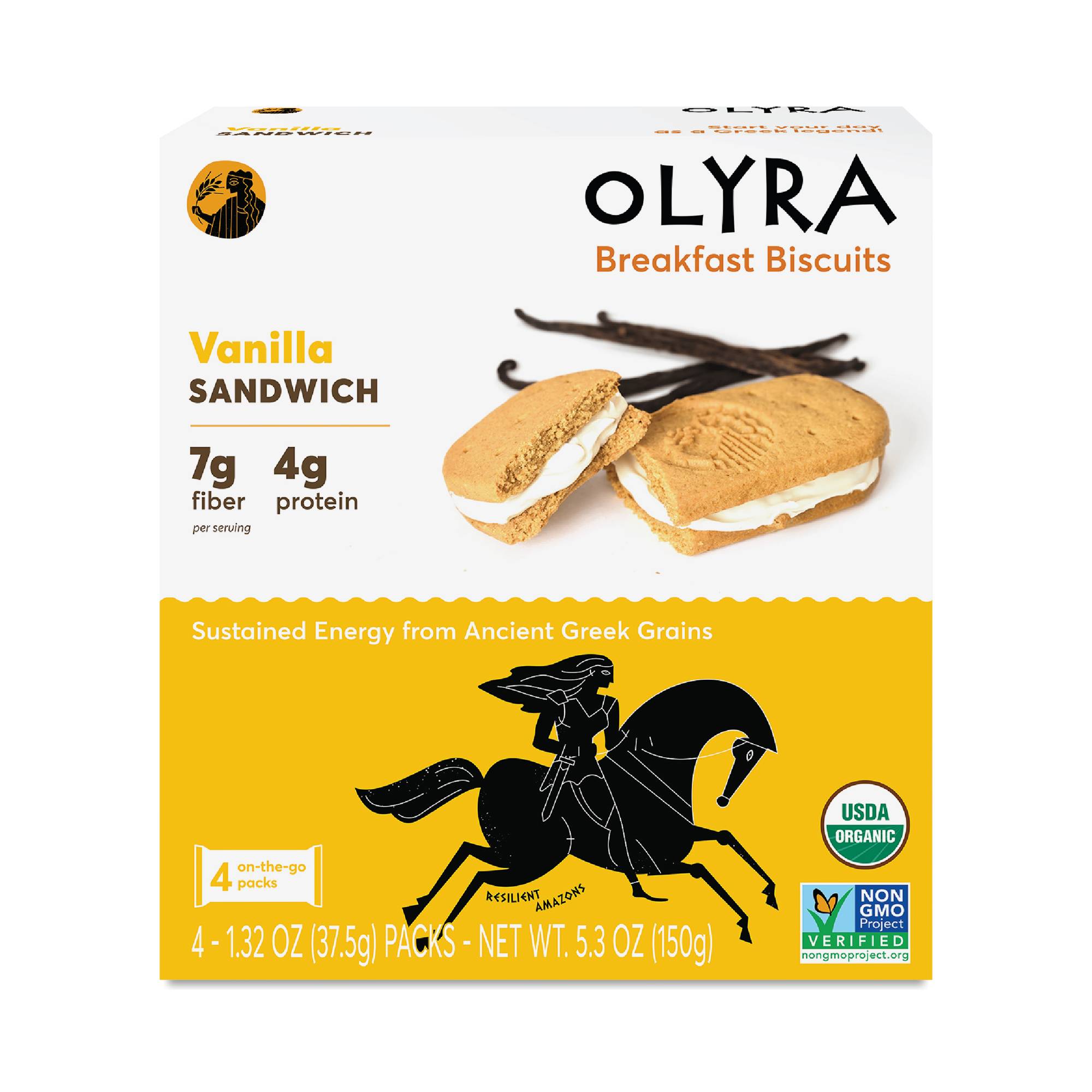 Organic Breakfast Biscuits, Vanilla