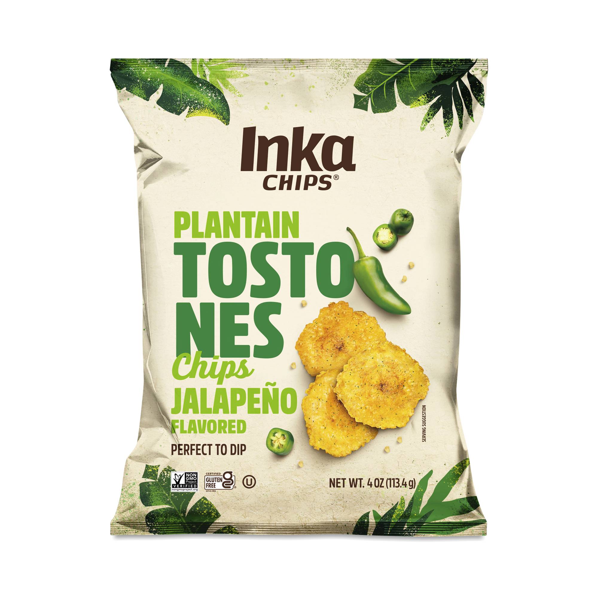 Plantain Tostones Chips, Jalapeño