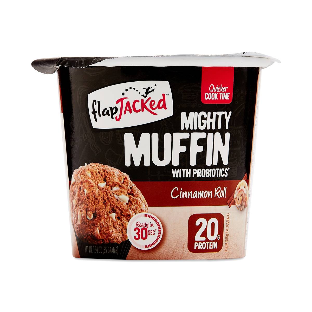 FlapJacked Mighty Muffin, Cinnamon Roll Thrive Market