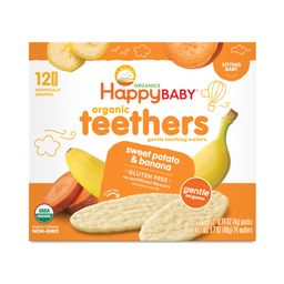 Happy Baby Organic Teethers, Sweet Potato & Banana