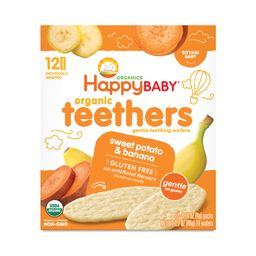 Happy Baby Organic Teethers, Sweet Potato & Banana