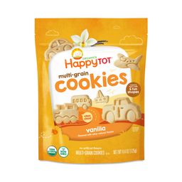 Happy Tot Organic Multi-Grain Cookies, Vanilla