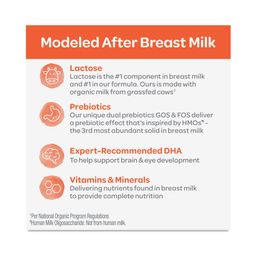 Happy Baby Stage 1 Organic Infant Milk-Based Formula with Iron