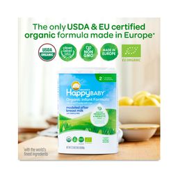Happy Baby Stage 2 Organic Infant Milk-Based Formula with Iron