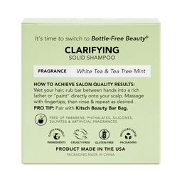 Clarifying Solid Shampoo, Tea Tree & Mint