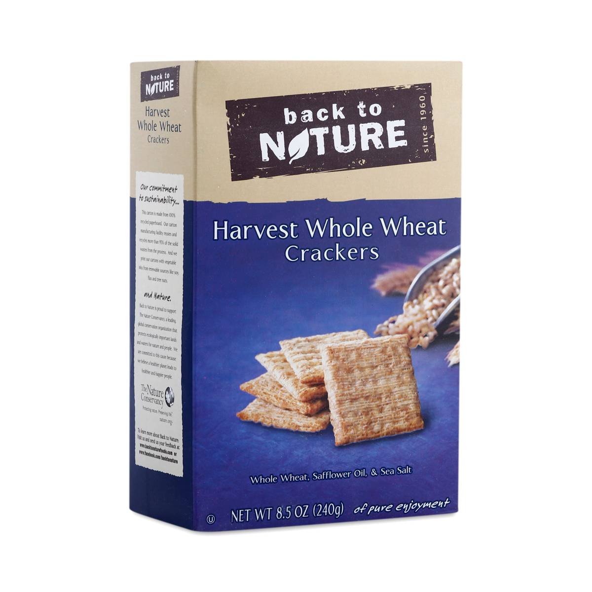 Harvest Whole Wheat Crackers by Back to Nature Thrive Market
