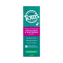 Fluoride-Free Antiplaque & Whitening Toothpaste, Spearmint