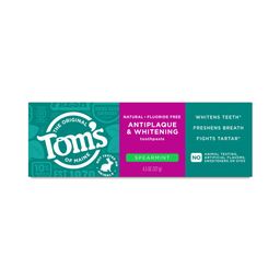 Fluoride-Free Antiplaque & Whitening Toothpaste, Spearmint