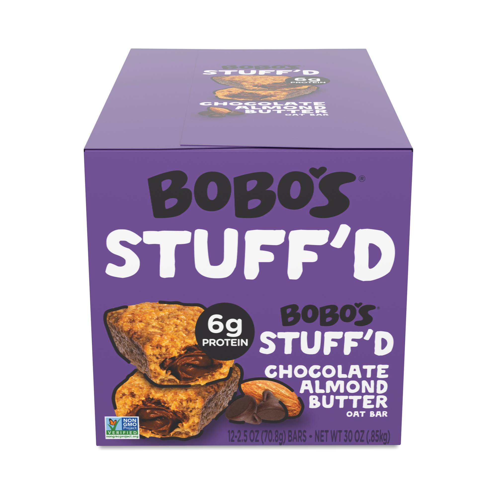 Stuff'd Oat Bars, Chocolate Almond Butter