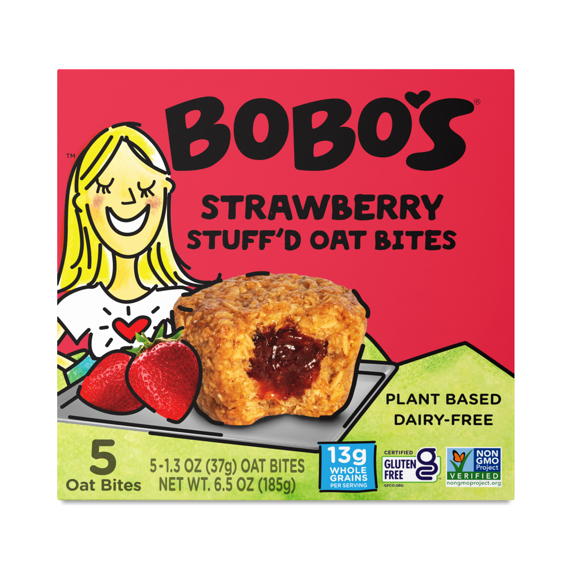 Nestle - たつまり Bobo's Oat Bars Stuff'd Oat Bites, Strawberry | Thrive Market