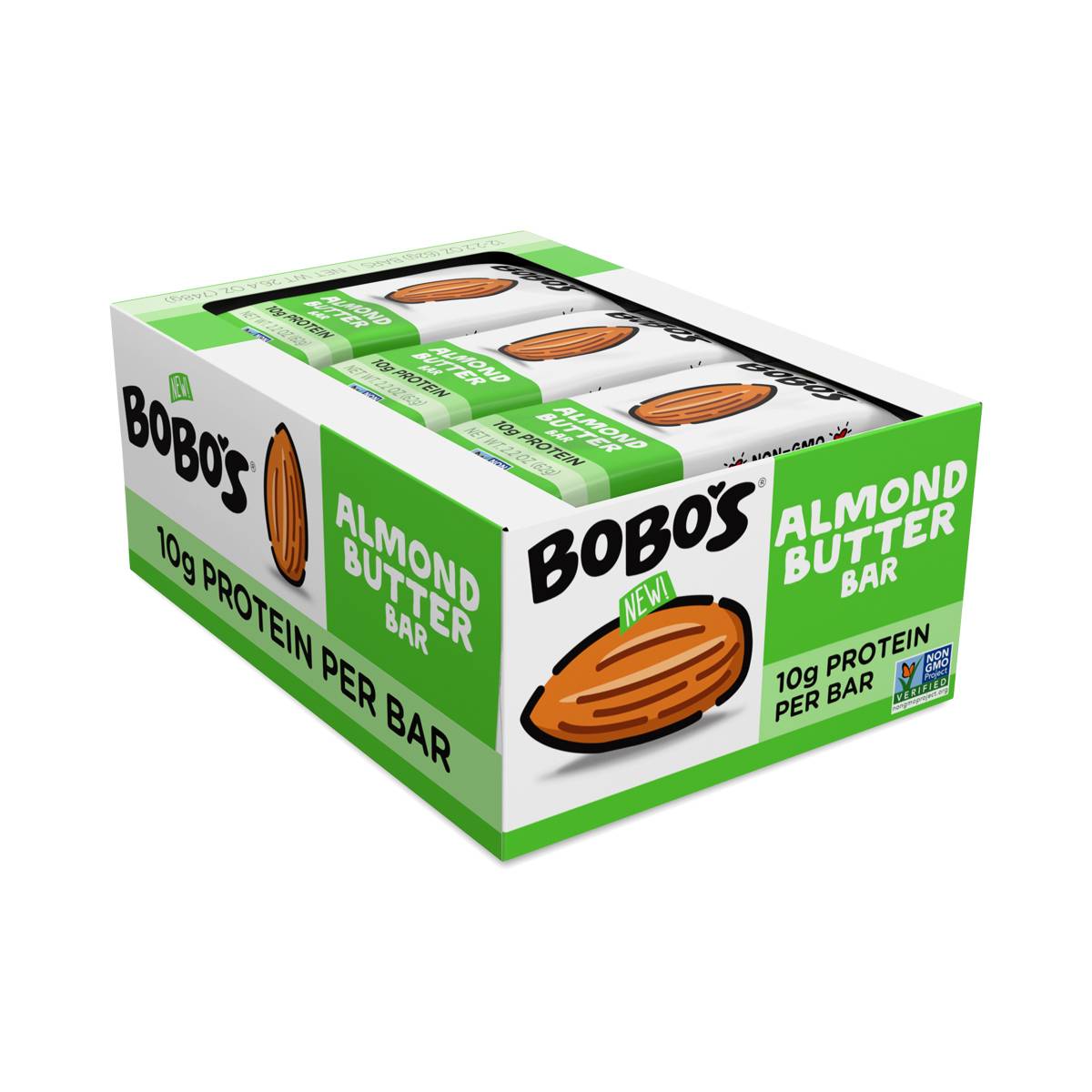 Bobo's Oat Bars Nut Butter Protein Bar, Almond Butter Thrive Market