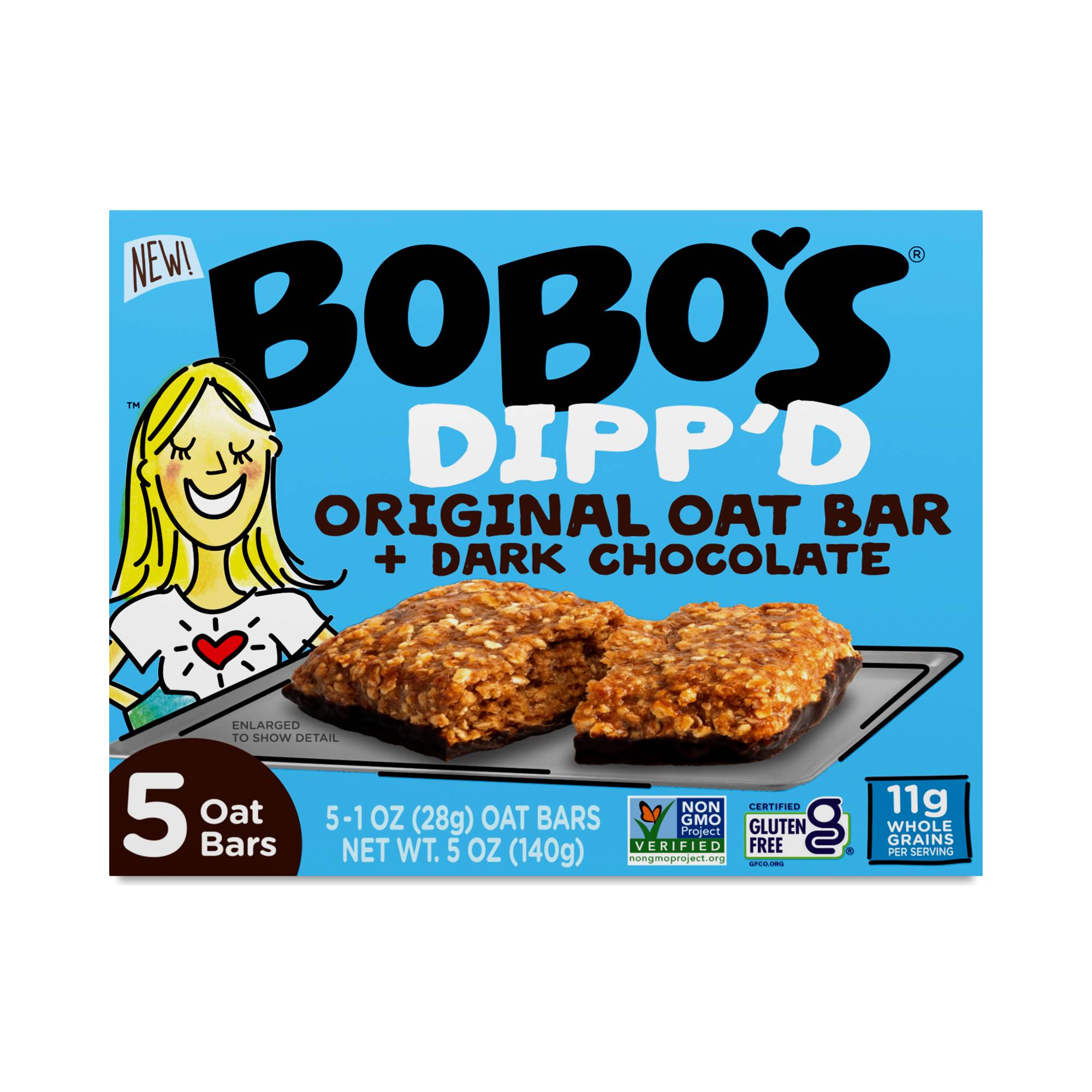 Dipp'd Oat Bars, Original & Dark Chocolate