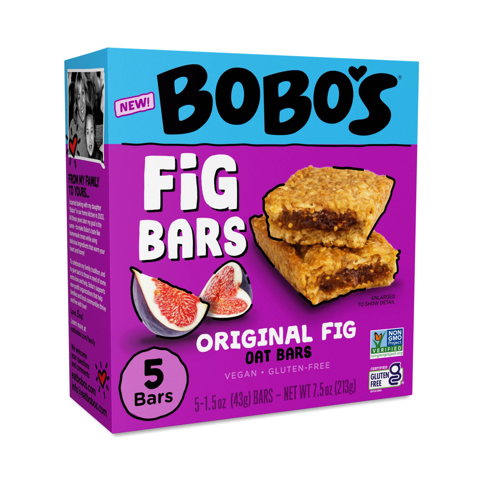Oat Bars, Original Fig