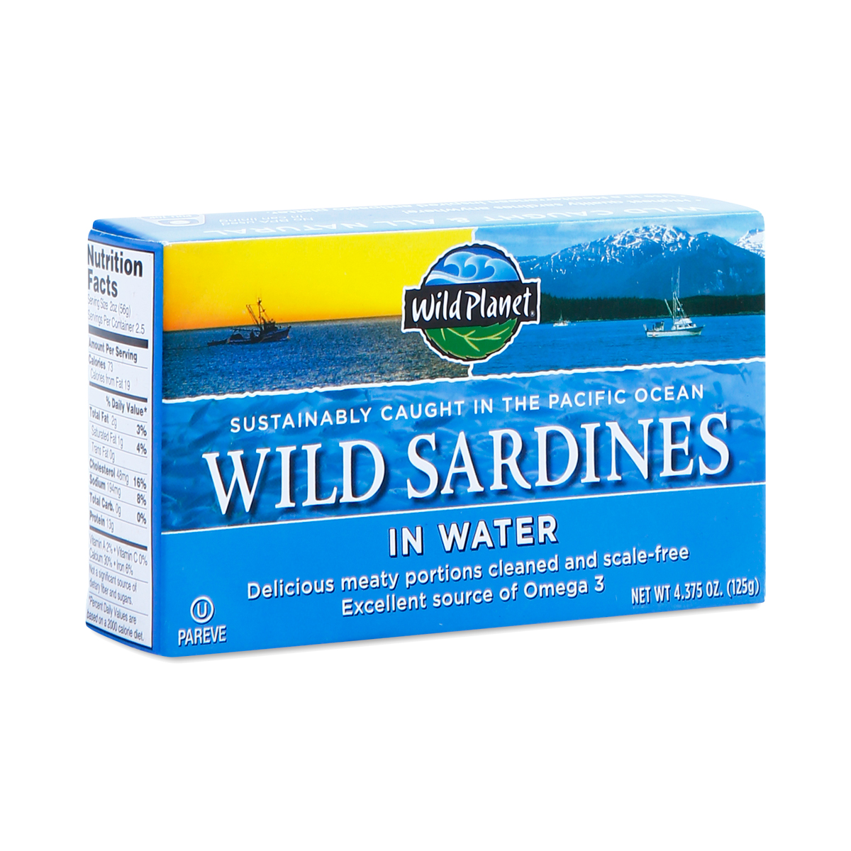 Non-GMO Wild Pacific Sardines in Water