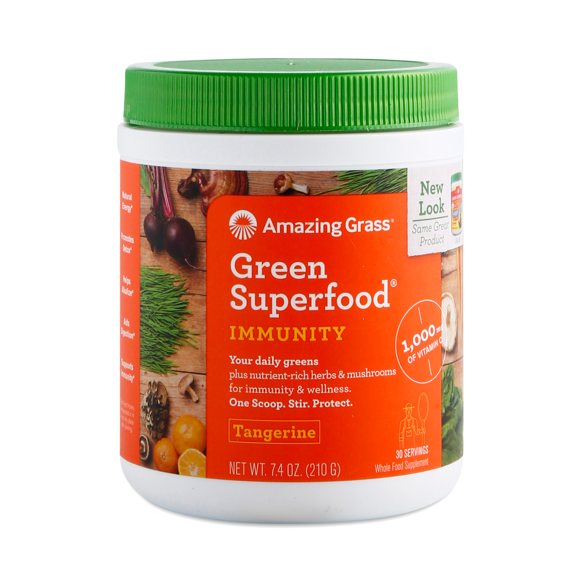 Tangerine Immunity Green Superfood Powder