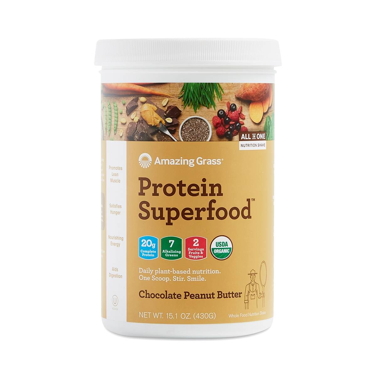 Chocolate Peanut Butter Superfood Powder Thrive Market