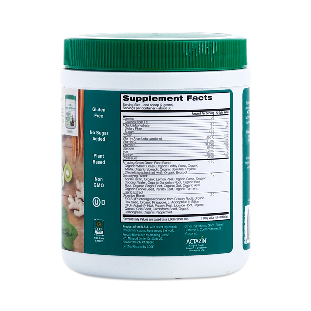 Detox & Digest Green Superfood Powder Thrive Market