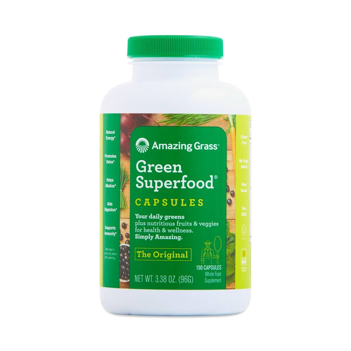 Amazing Grass Green Superfood Capsules Thrive Market