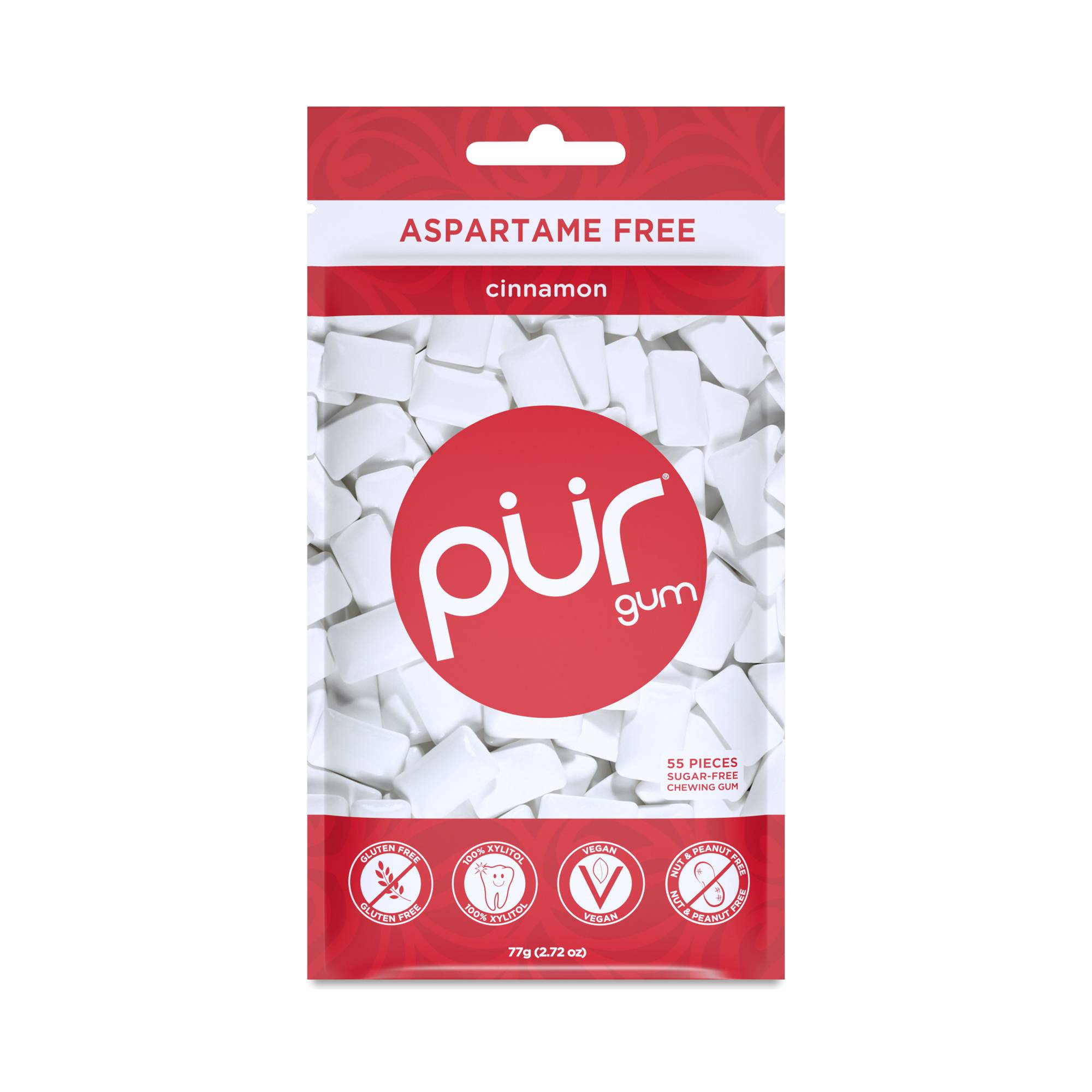 Sugar-Free Chewing Gum, Cinnamon