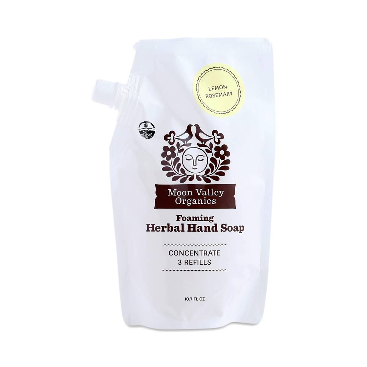 Herbal Foaming Hand Soap Refill, Lemon Rosemary