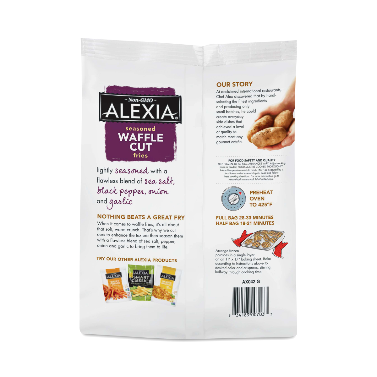 Alexia Waffle Fries with Seasoned Salt Thrive Market