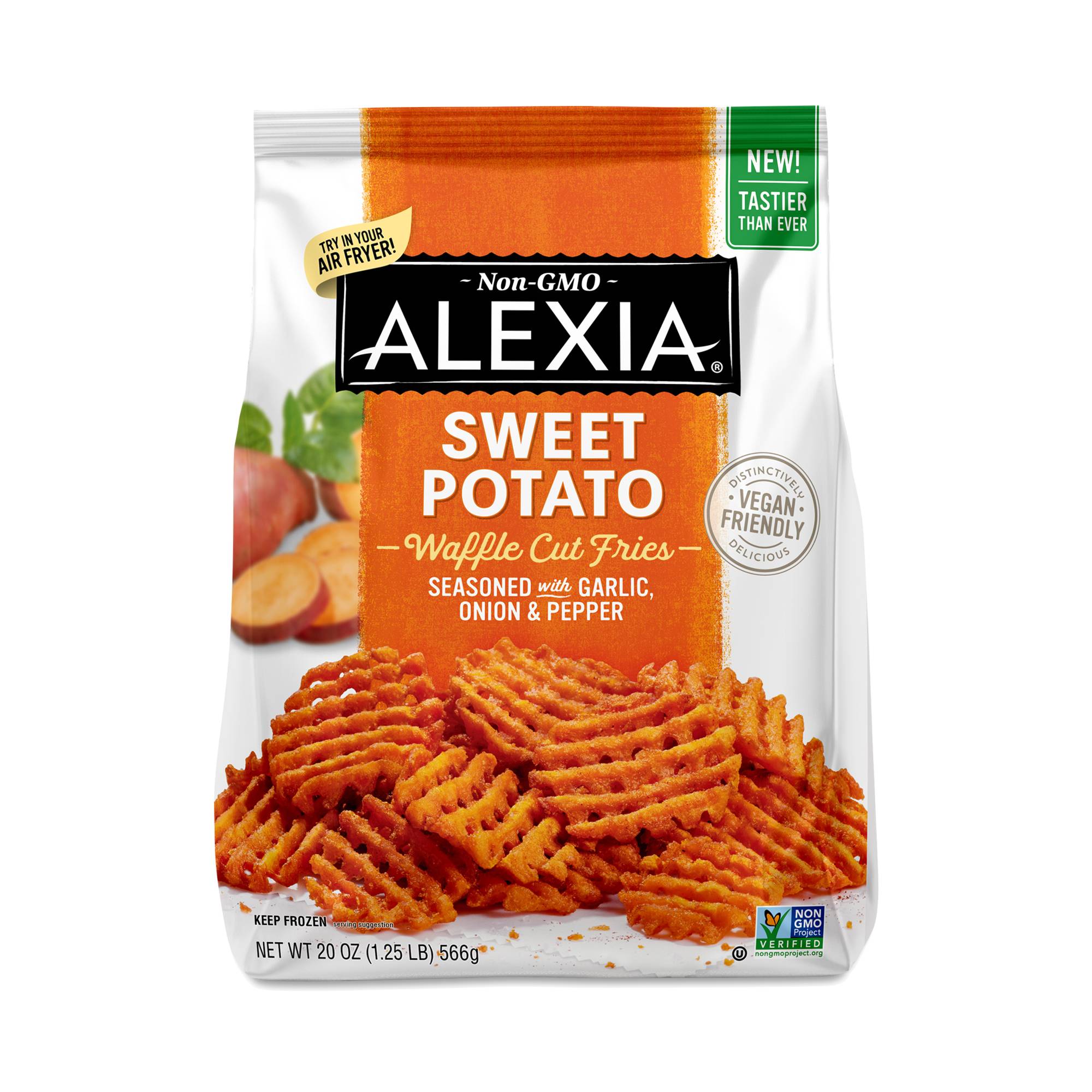 Sweet Potato Waffle Cut Fries, Seasoned