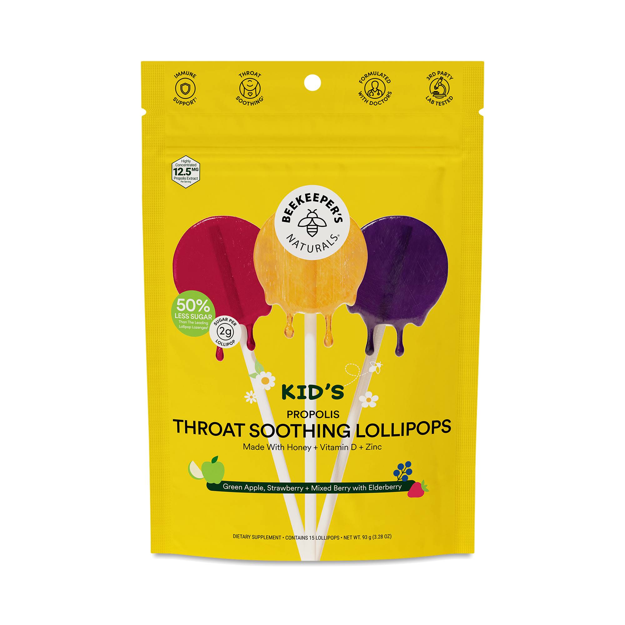 Kid's Throat Soothing Lollipops