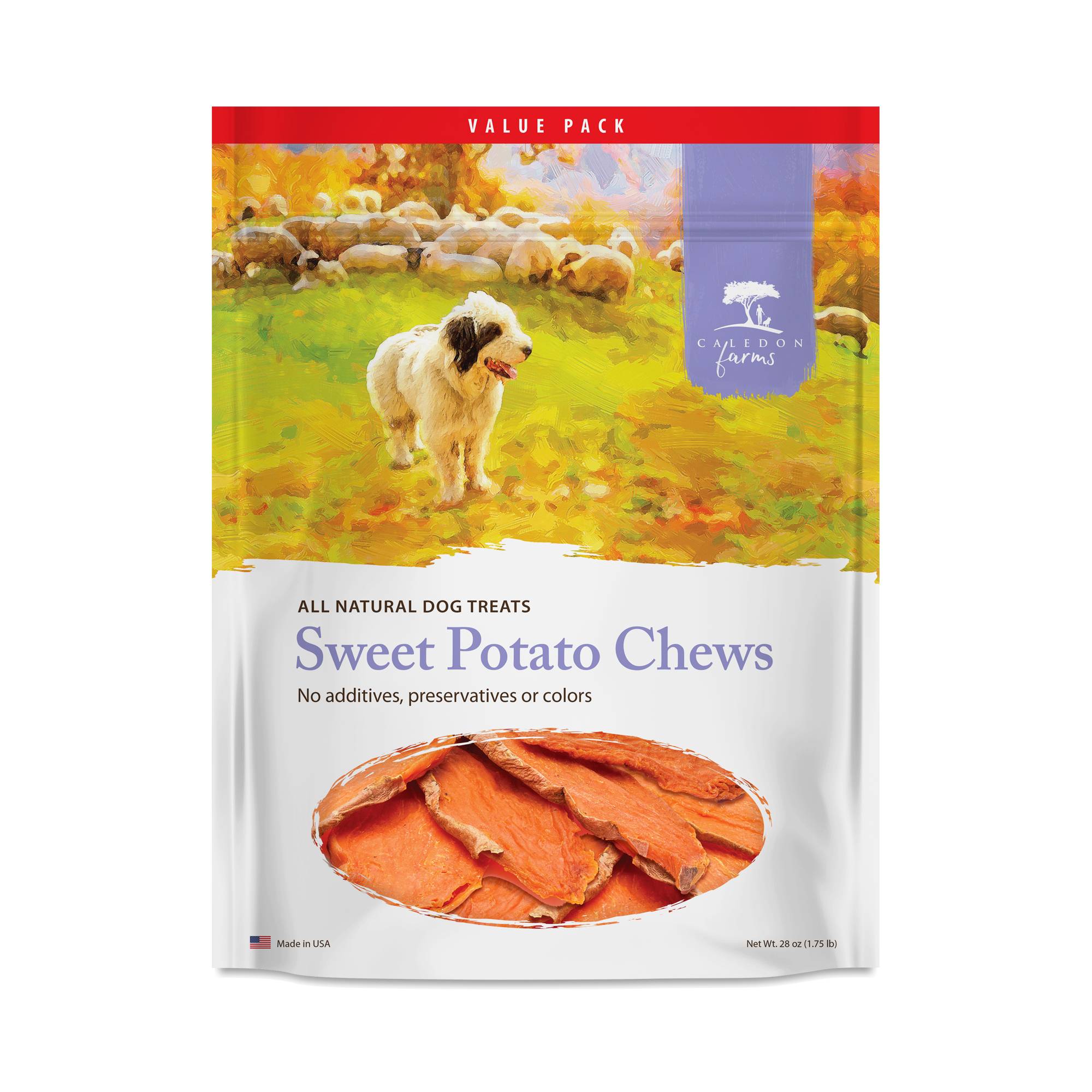 Sweet Potato Chews Dog Treats, Value Pack