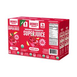 Organic & Prebiotic Superjuice Boxes, Cherry Apple
